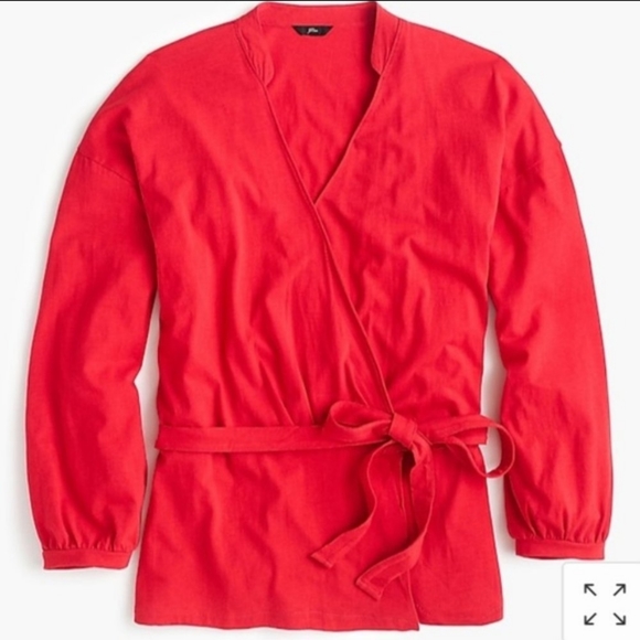 J.Crew long sleeve wrap top - Picture 9 of 11